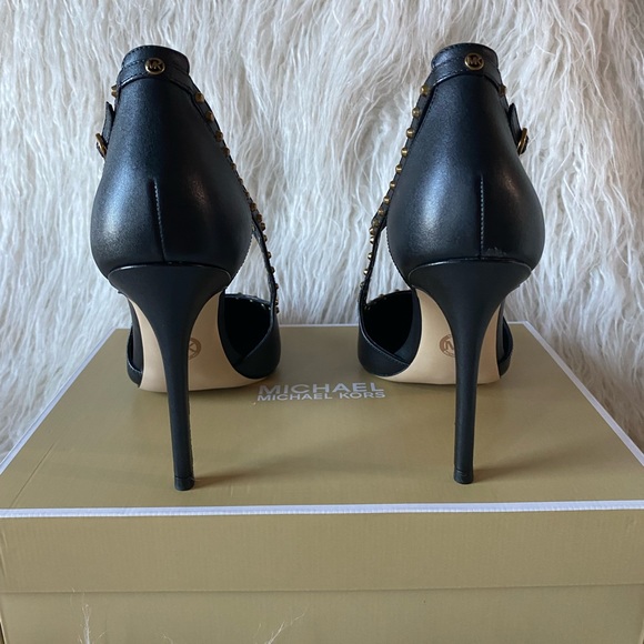 NWT 🔥 MICHAEL Michael Kors Ava Pump - Size 9.5 - Black - Picture 9 of 10